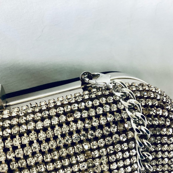 Aldo Rhinestone Fringe Evening Clutch - Picture 4 of 9